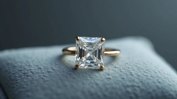 Diamant princesse : ce que la coupe carrée change sur le prix au carat