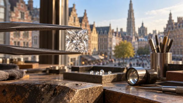 Impact de la coupe carrée sur le coût d'un diamant princesse